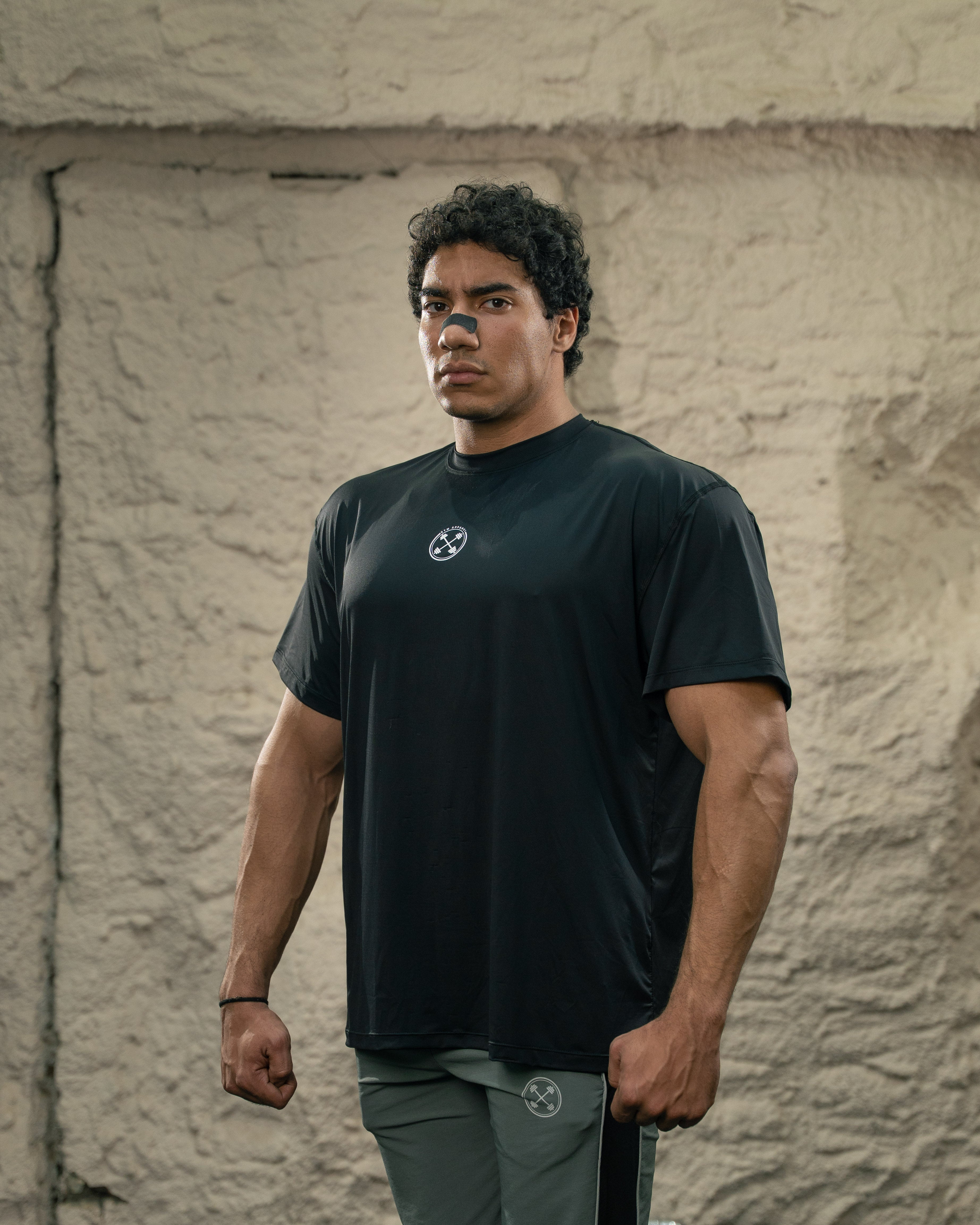ULTRA Nano-Mesh Oversized Bar-Basic T-Shirt - T-Shirt - Gym Apparel Egypt