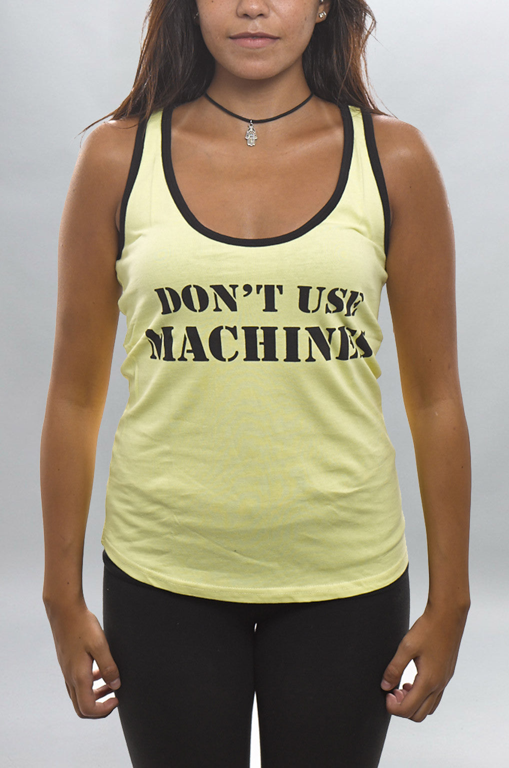 Don't Use Machines Tank - Tank Top - Gym Apparel Egypt