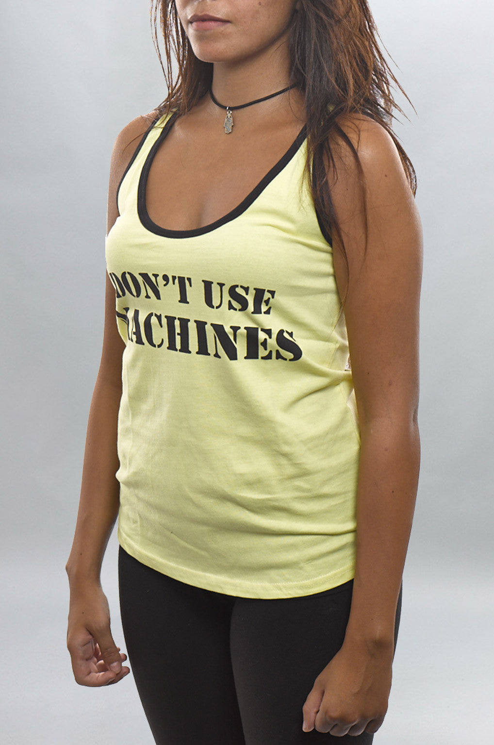 Don't Use Machines Tank - Tank Top - Gym Apparel Egypt