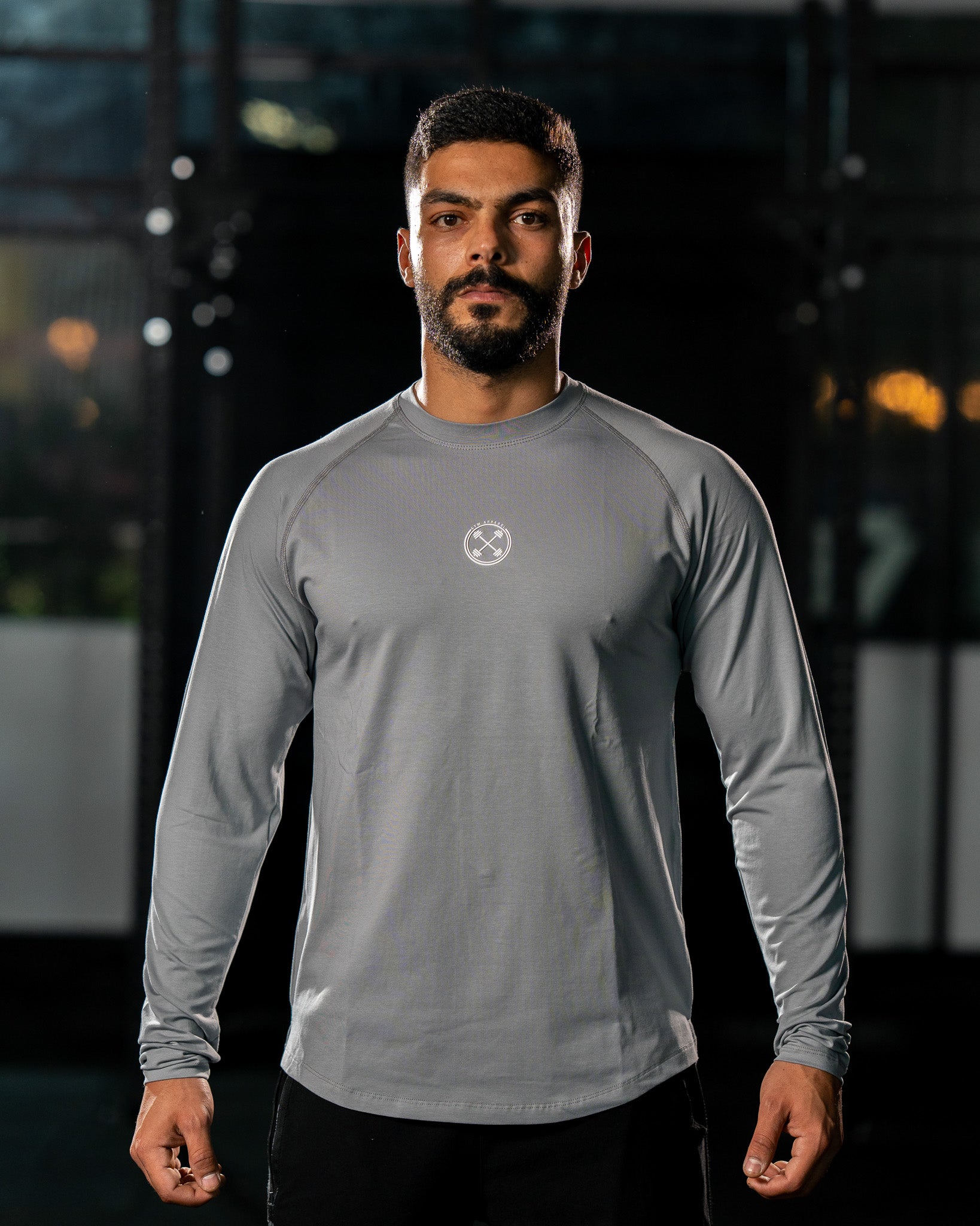 CORE Bar-Basic Long Sleeve Raglan T-shirt [Cotton/Lycra] - T-Shirt - Gym Apparel Egypt