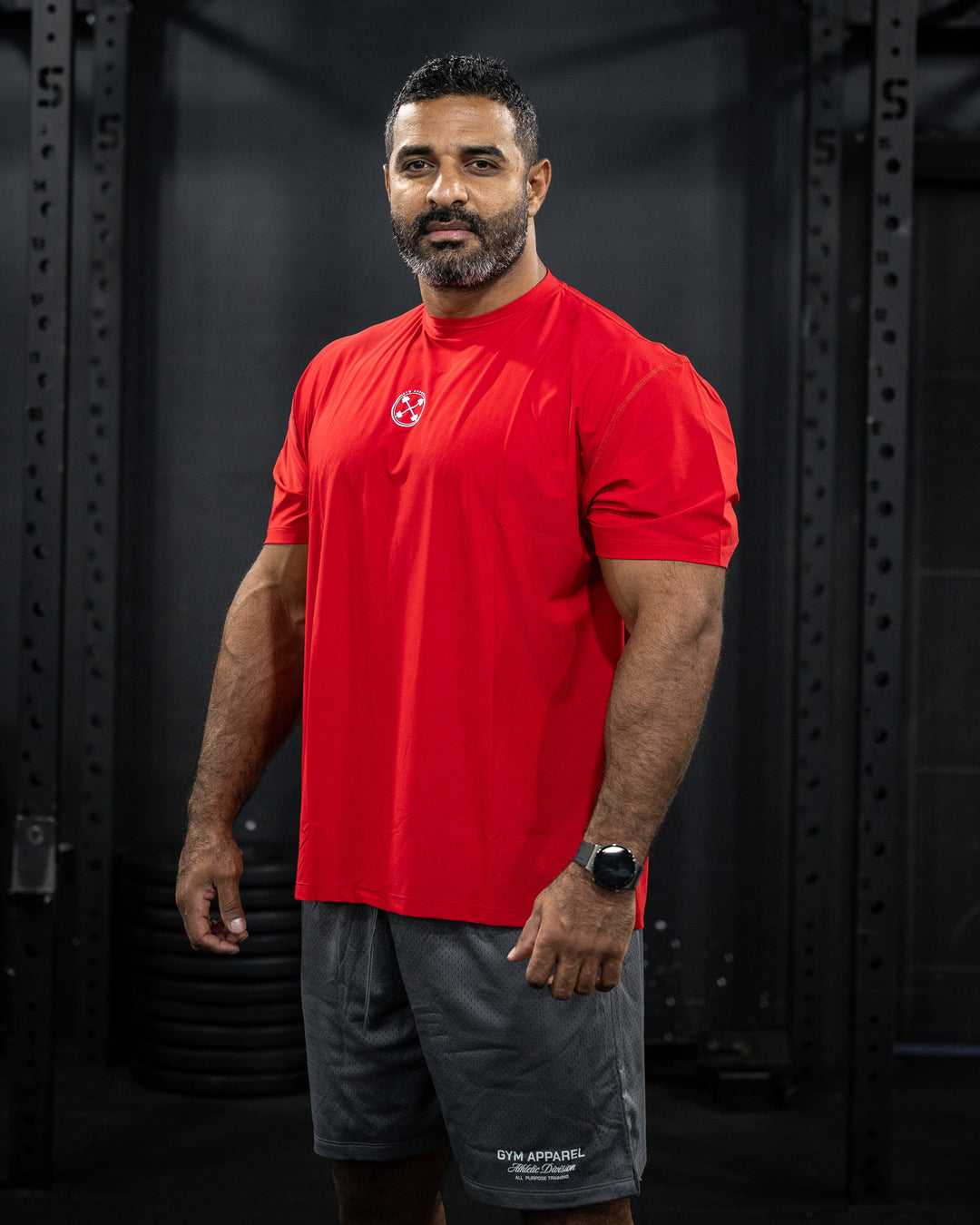 ULTRA Nano-Mesh Oversized Bar-Basic T-Shirt