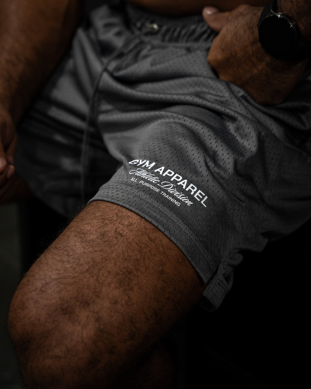 APT DBL-MESH SHORT [ATH DIV]