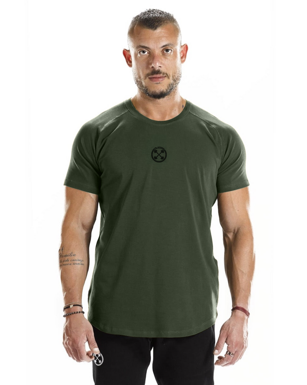 Bar-Basic Raglan T-shirt [Cotton/Lycra] - T-Shirt - Gym Apparel Egypt