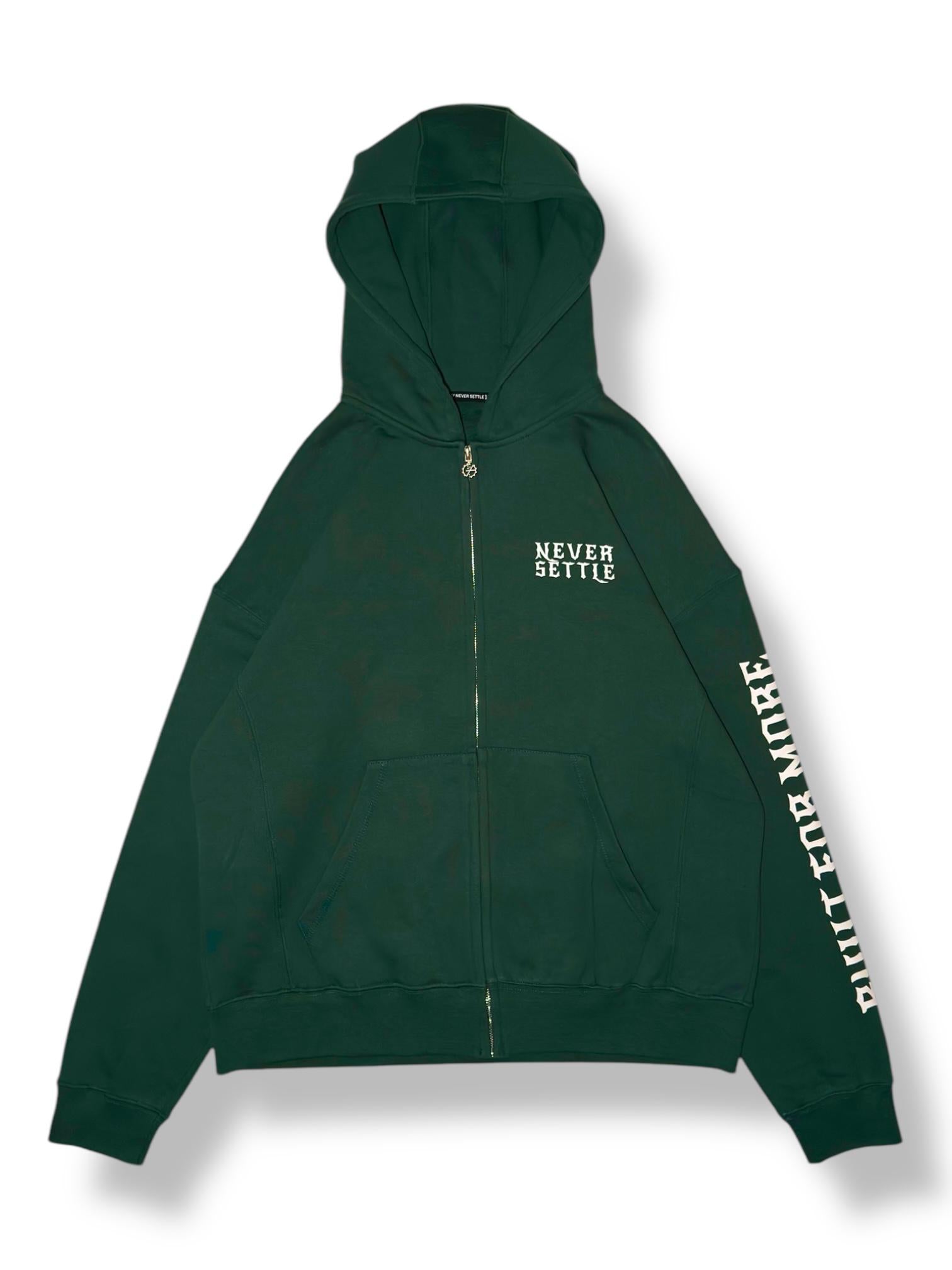 Never Settle Oversized Zip Jacket [Limited Edition] -  - Gym Apparel Egypt