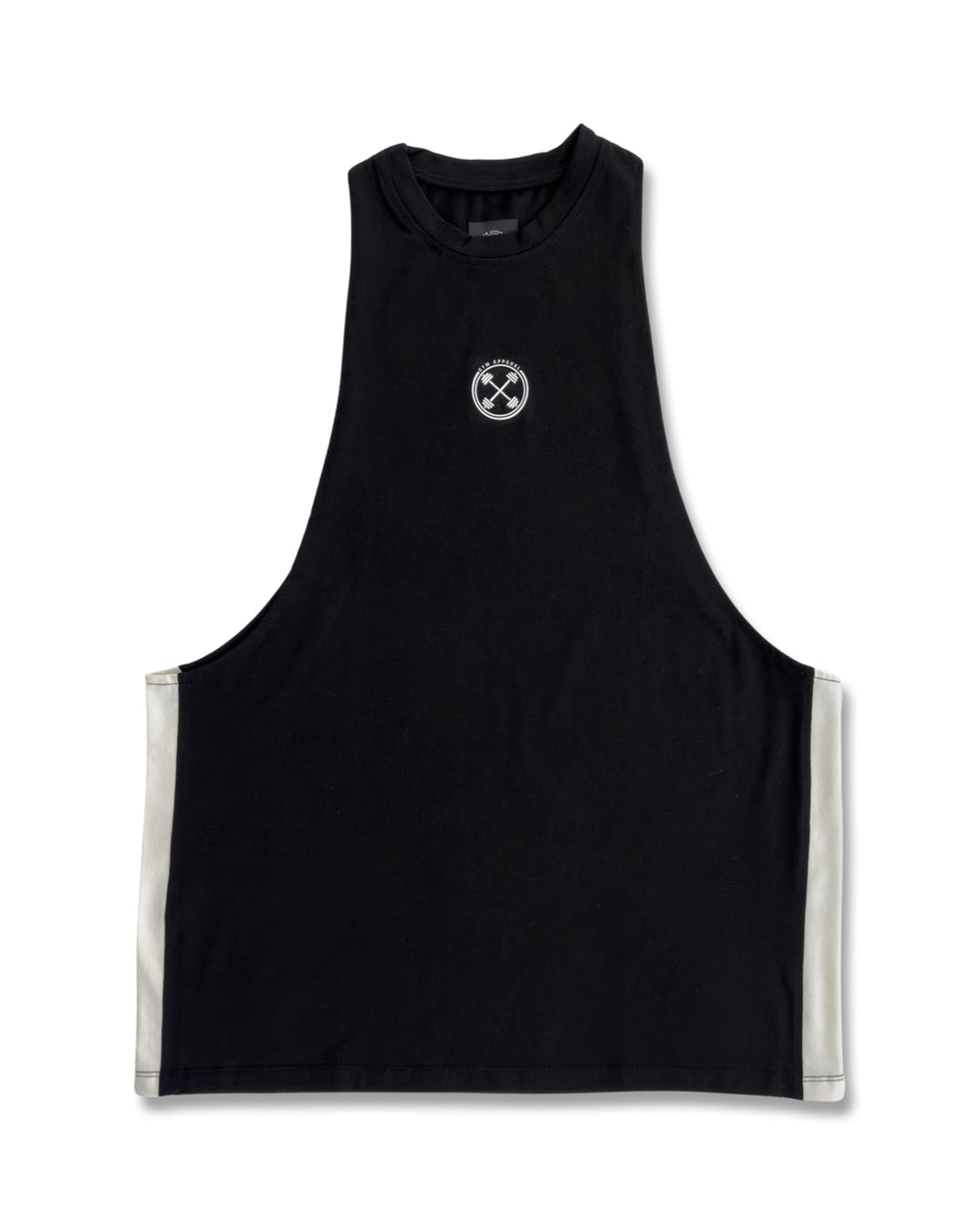 Contrast Deep Cut Tank -  - Gym Apparel Egypt