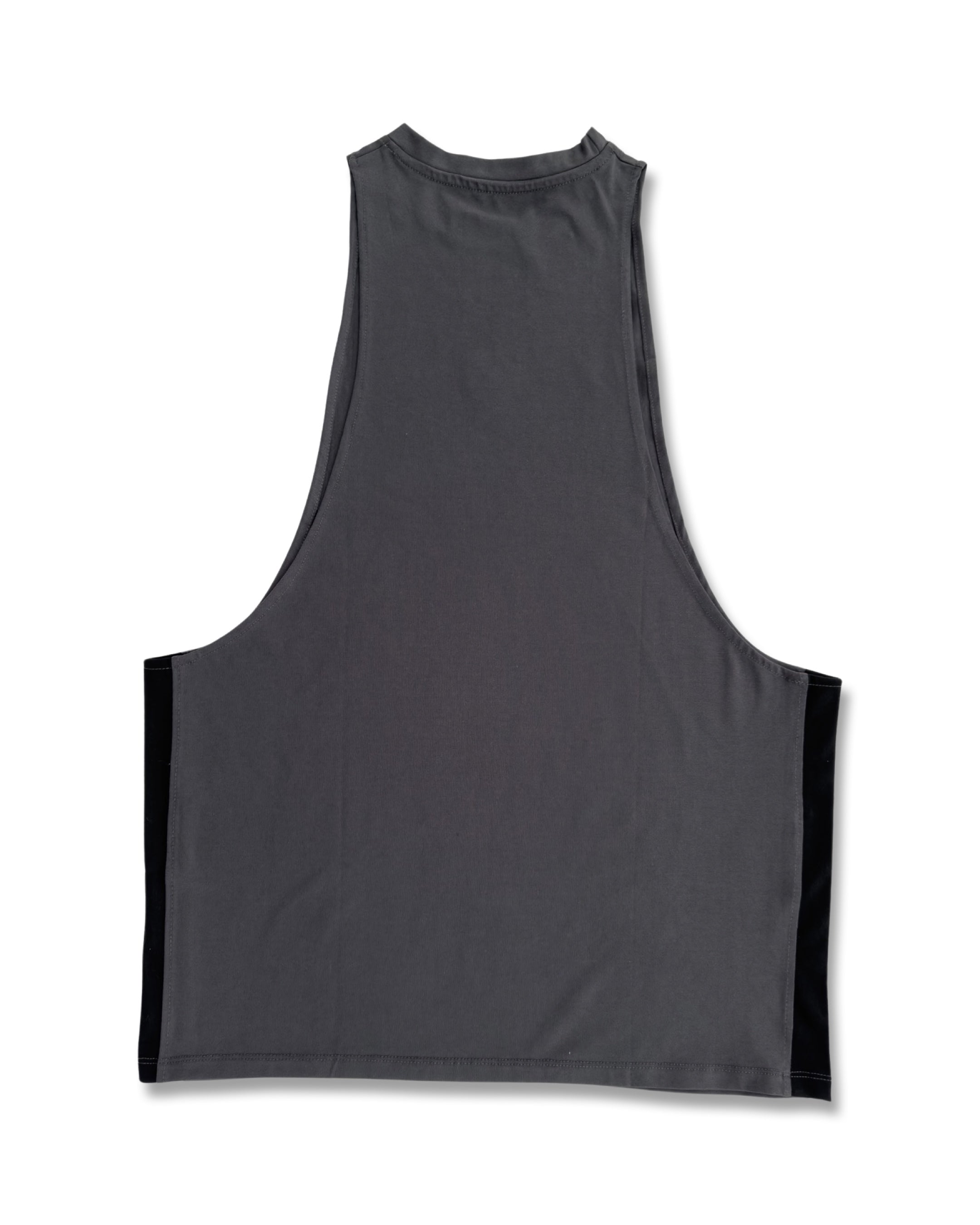 Contrast Deep Cut Tank -  - Gym Apparel Egypt