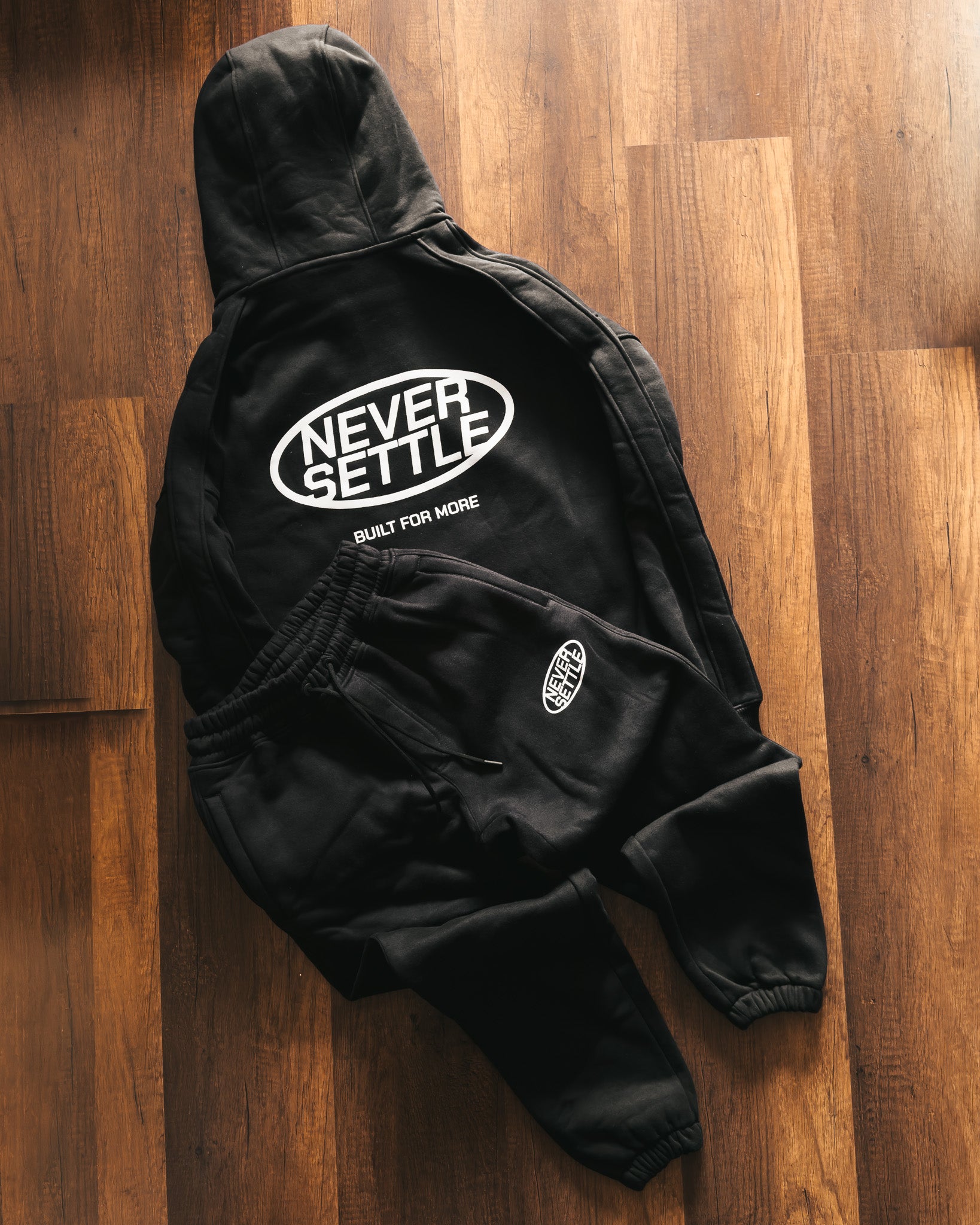 Never Settle Oversized Hoodie - Hoodie - Gym Apparel Egypt