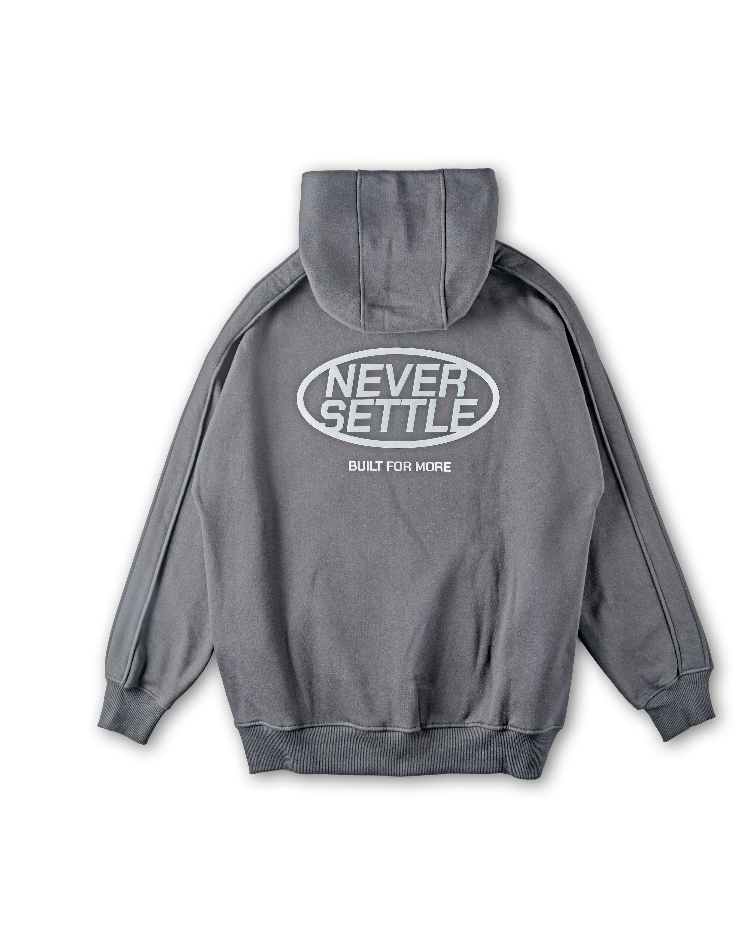Never Settle Oversized Hoodie - Hoodie - Gym Apparel Egypt