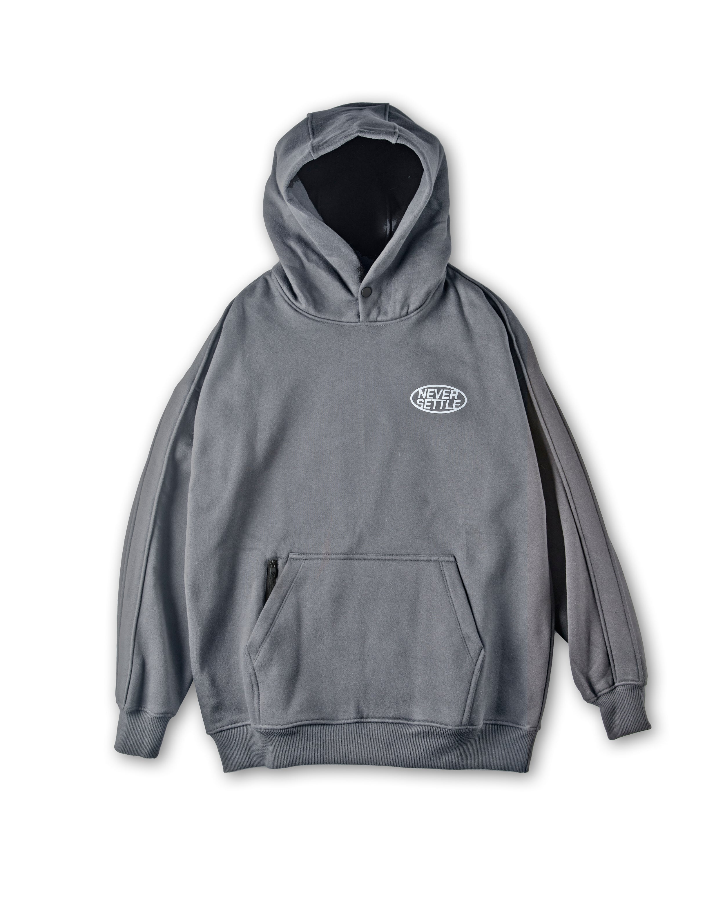 Never Settle Oversized Hoodie - Hoodie - Gym Apparel Egypt