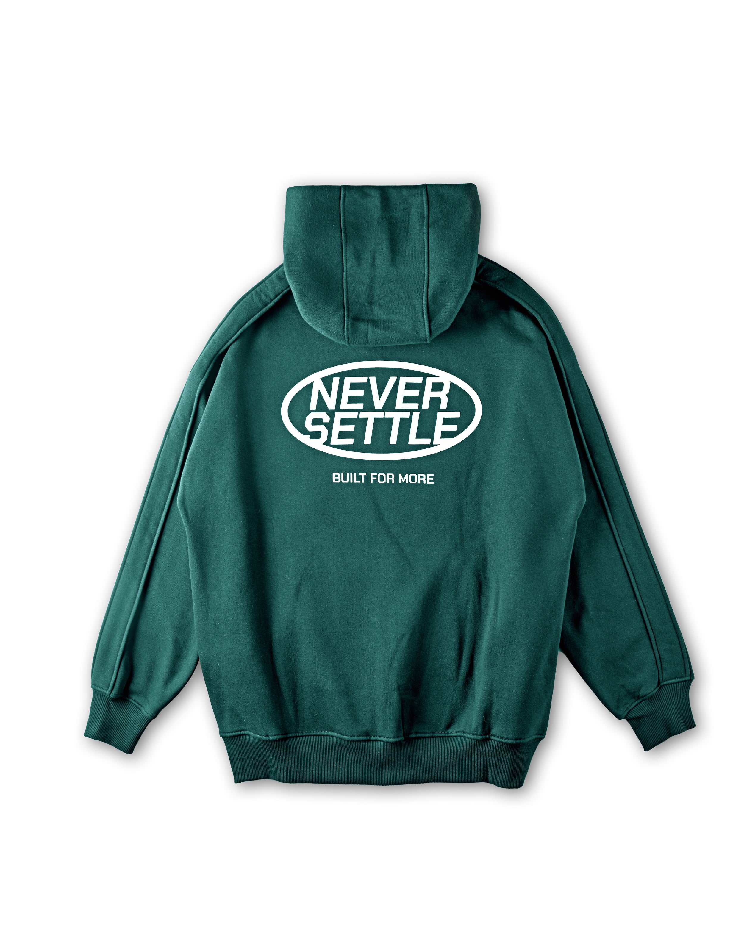 Never Settle Oversized Hoodie - Hoodie - Gym Apparel Egypt