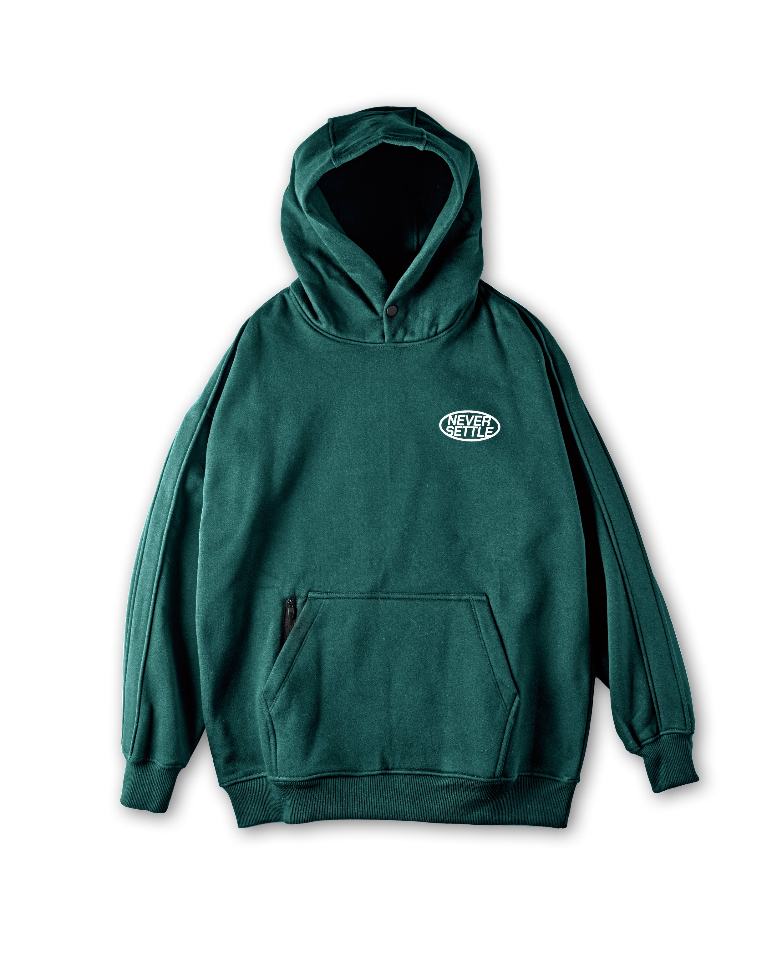 Never Settle Oversized Hoodie - Hoodie - Gym Apparel Egypt