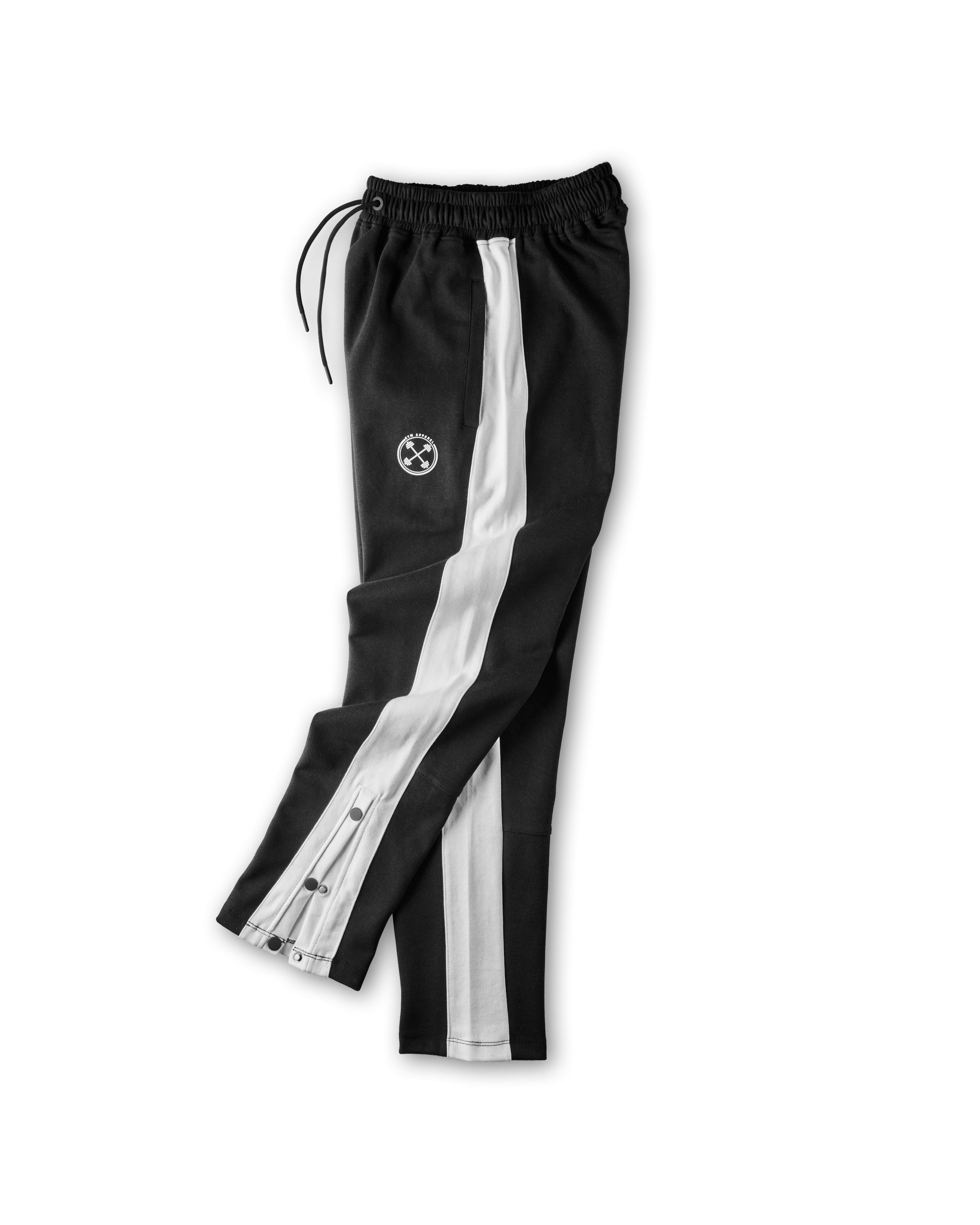 Contrast Stripe Snap Joggers - Sweatpants/Joggers - Gym Apparel Egypt