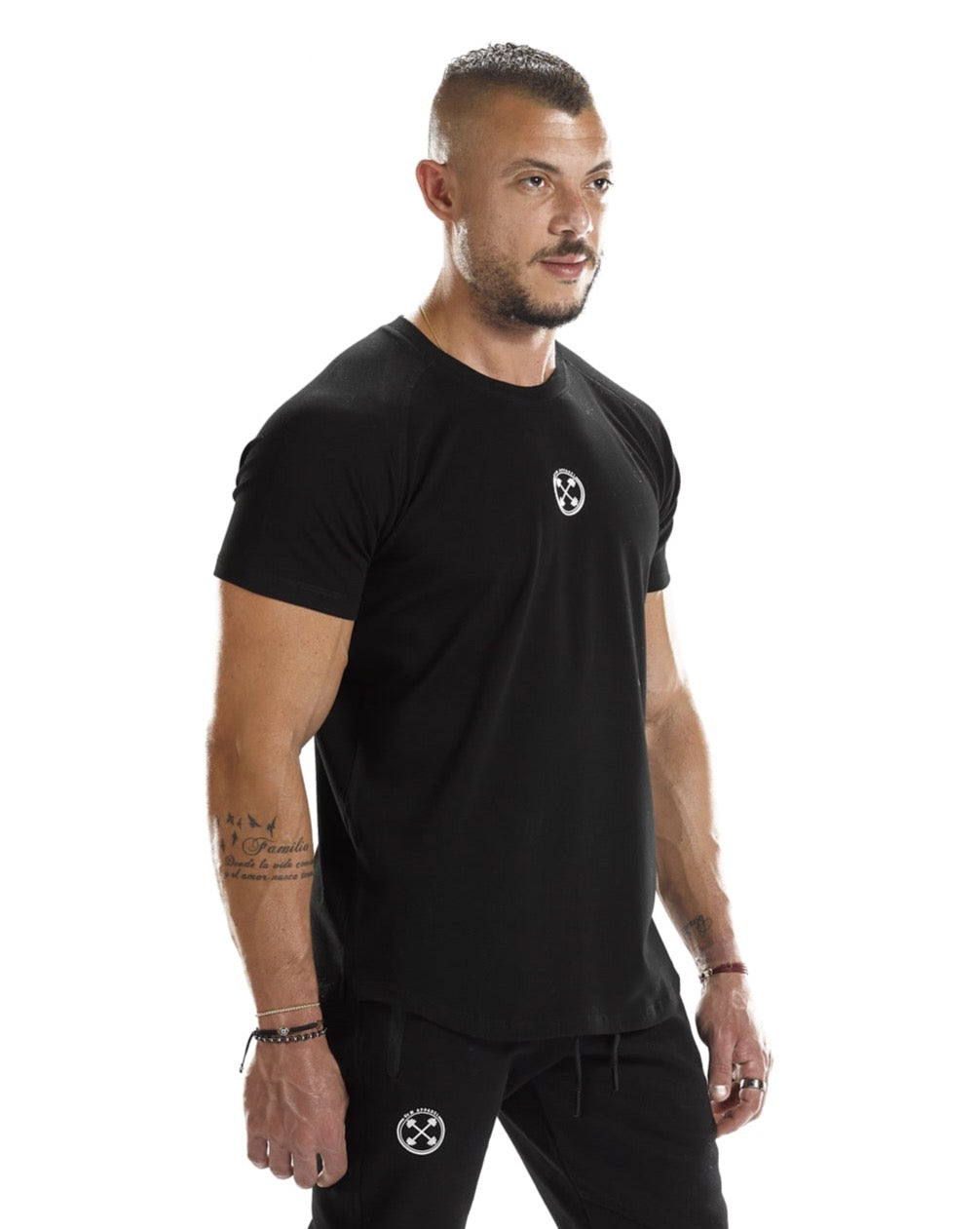 Bar-Basic Raglan T-shirt [Cotton] - T-Shirt - Gym Apparel Egypt