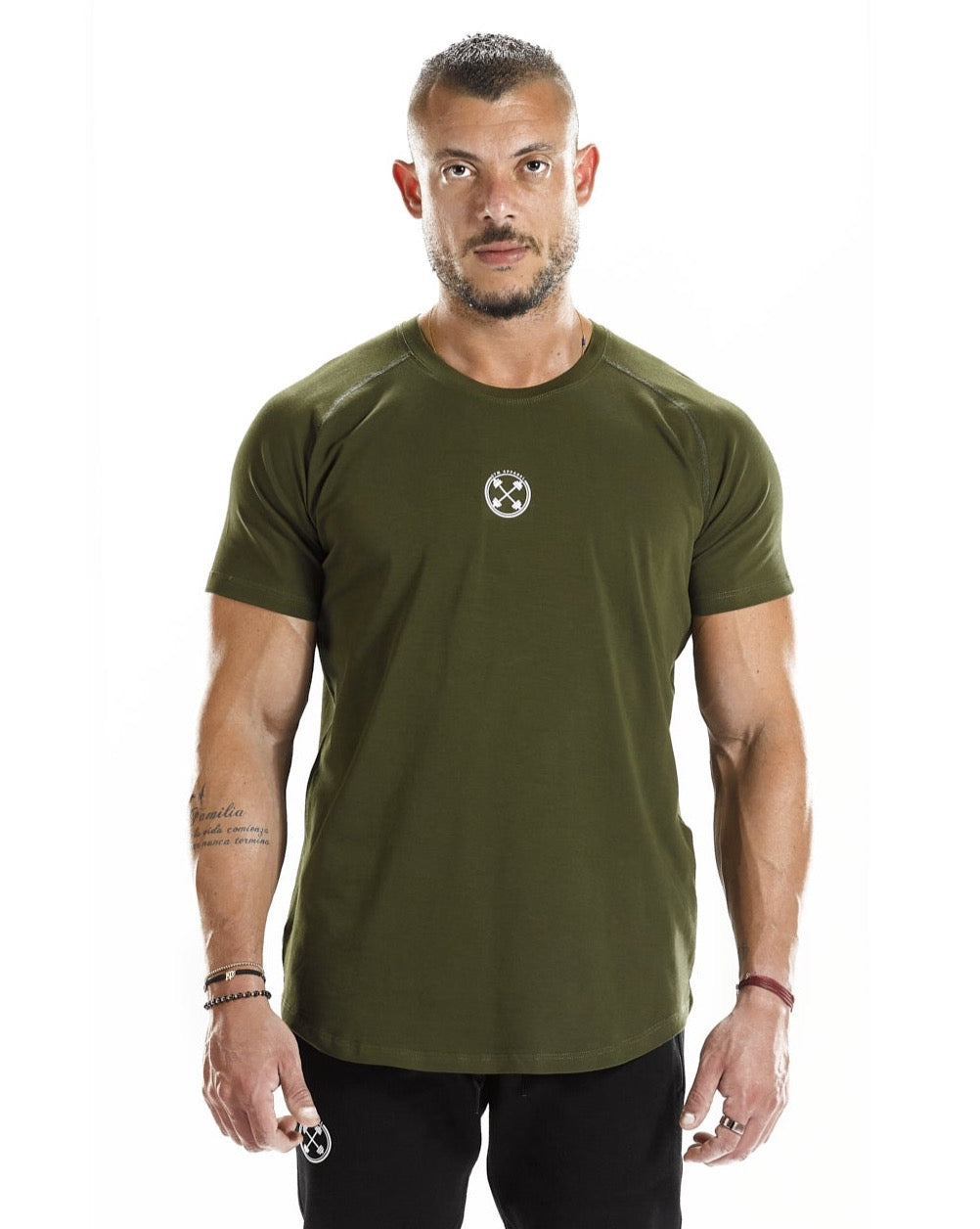 Bar-Basic Raglan T-shirt [Cotton] - T-Shirt - Gym Apparel Egypt
