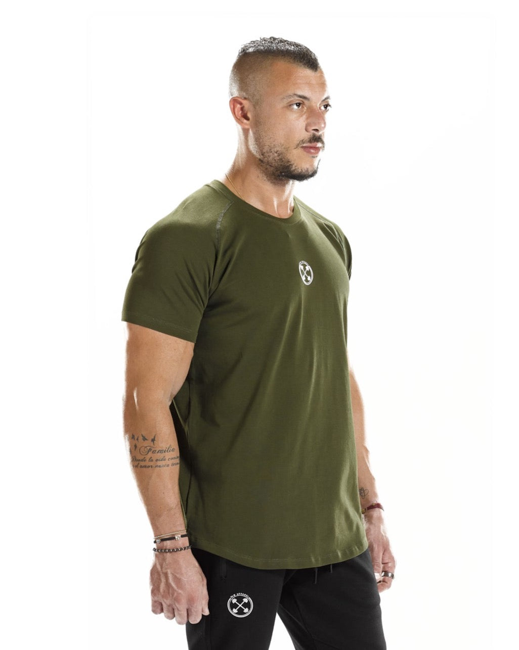 Bar-Basic Raglan T-shirt [Cotton] - T-Shirt - Gym Apparel Egypt