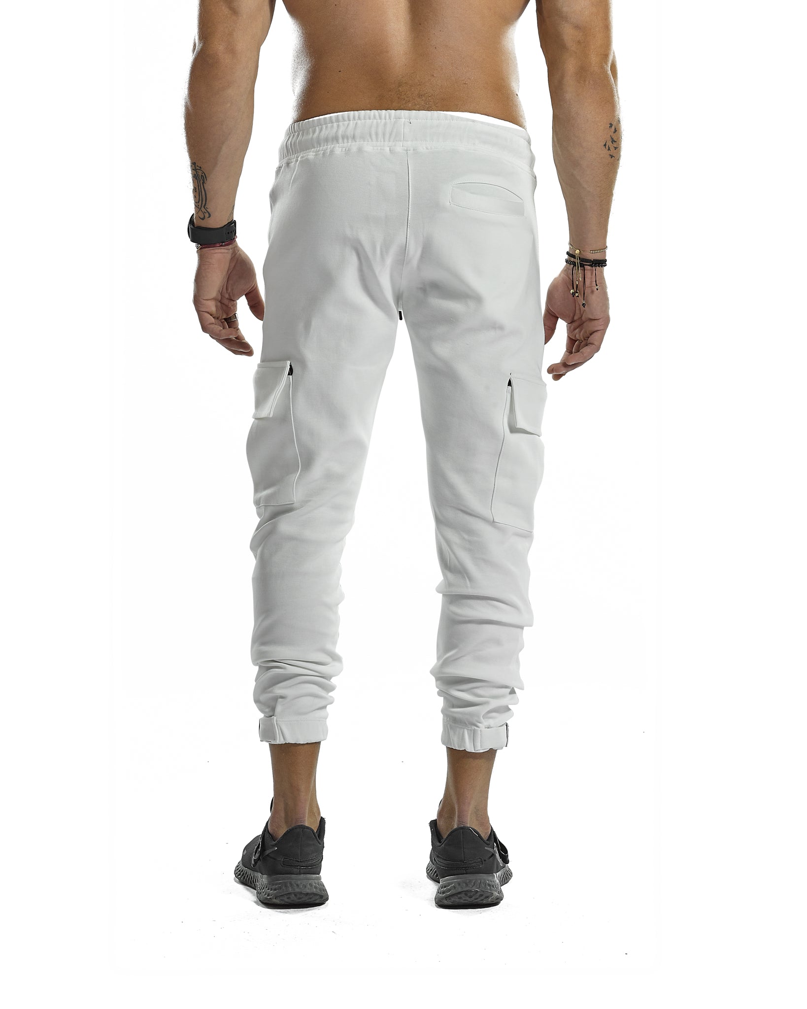 Cargo Joggers - ULTRA Perform-Gear [White] - Sweatpants/Joggers - Gym Apparel Egypt