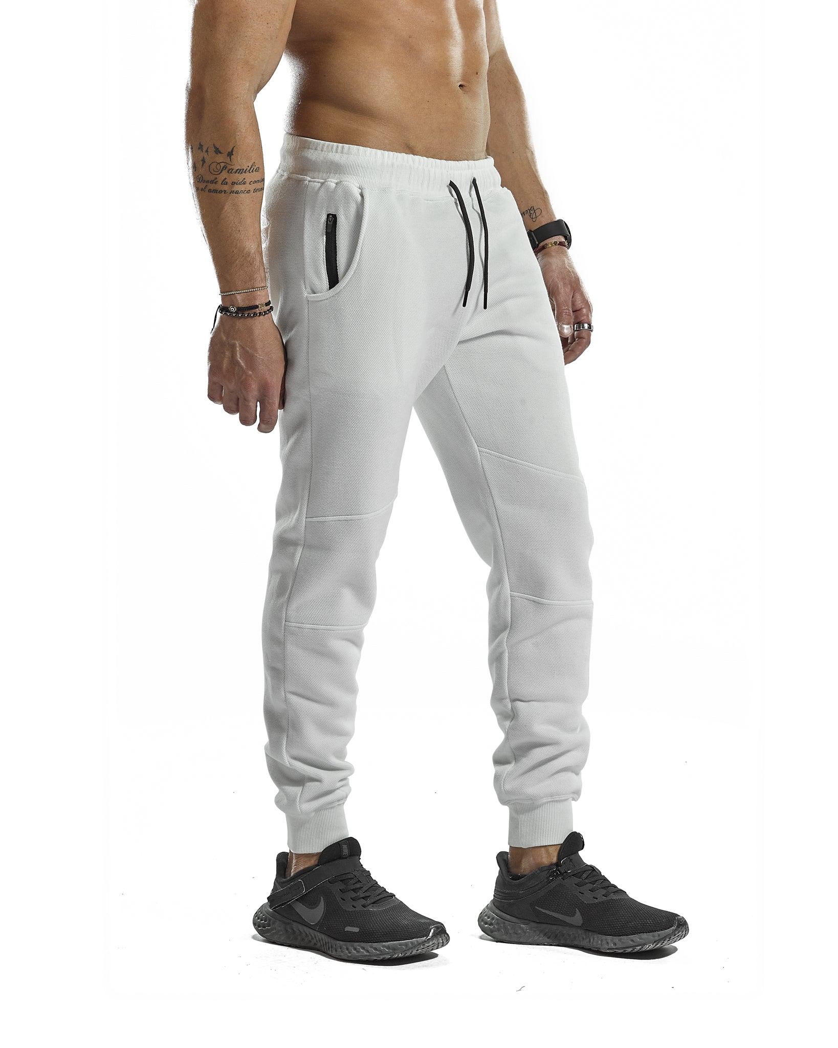 Ribbed Fleeced Pique Sweatpants - Sweatpants/Joggers - Gym Apparel Egypt