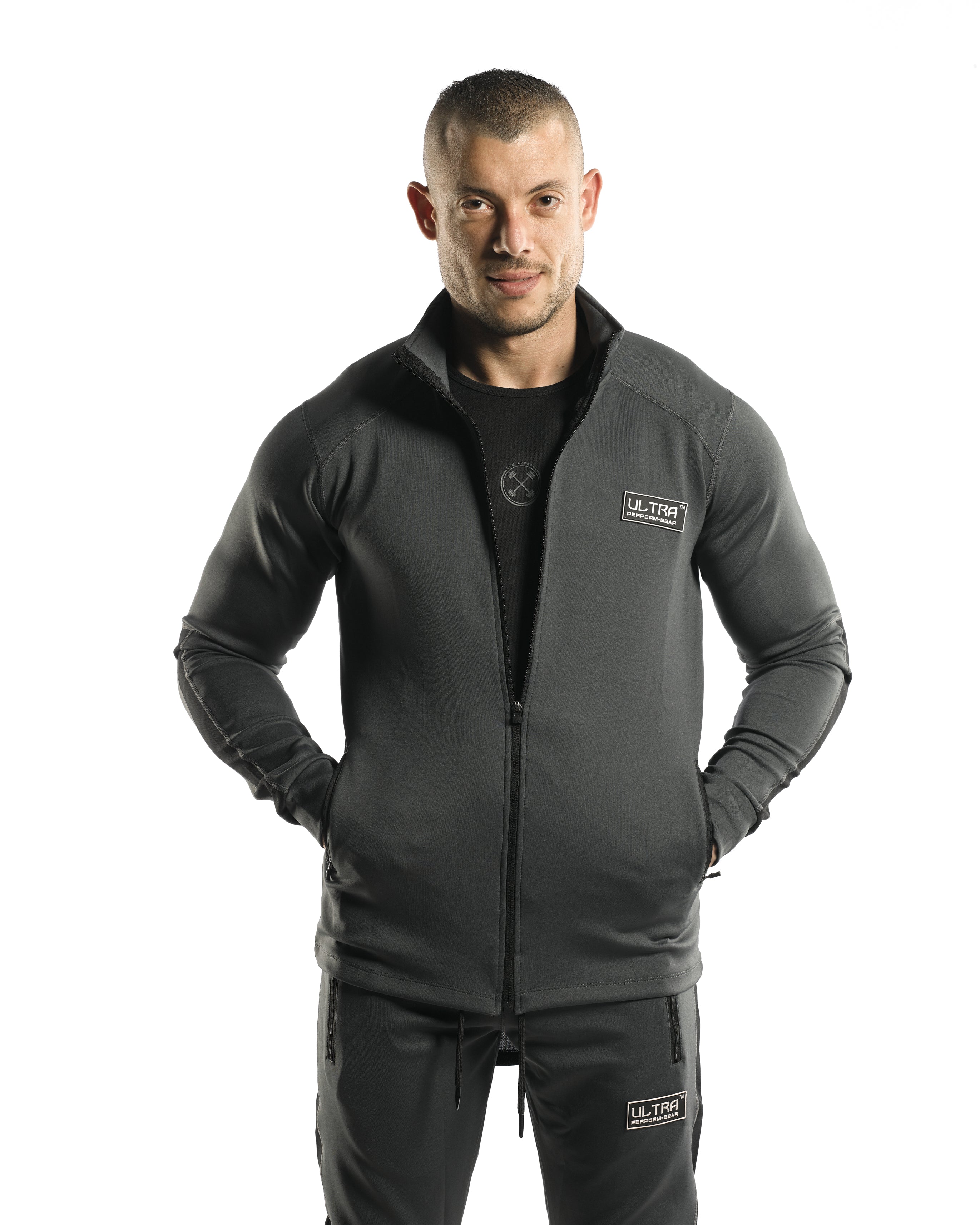 ULTRA Track Jacket [Dark Grey] -  - Gym Apparel Egypt