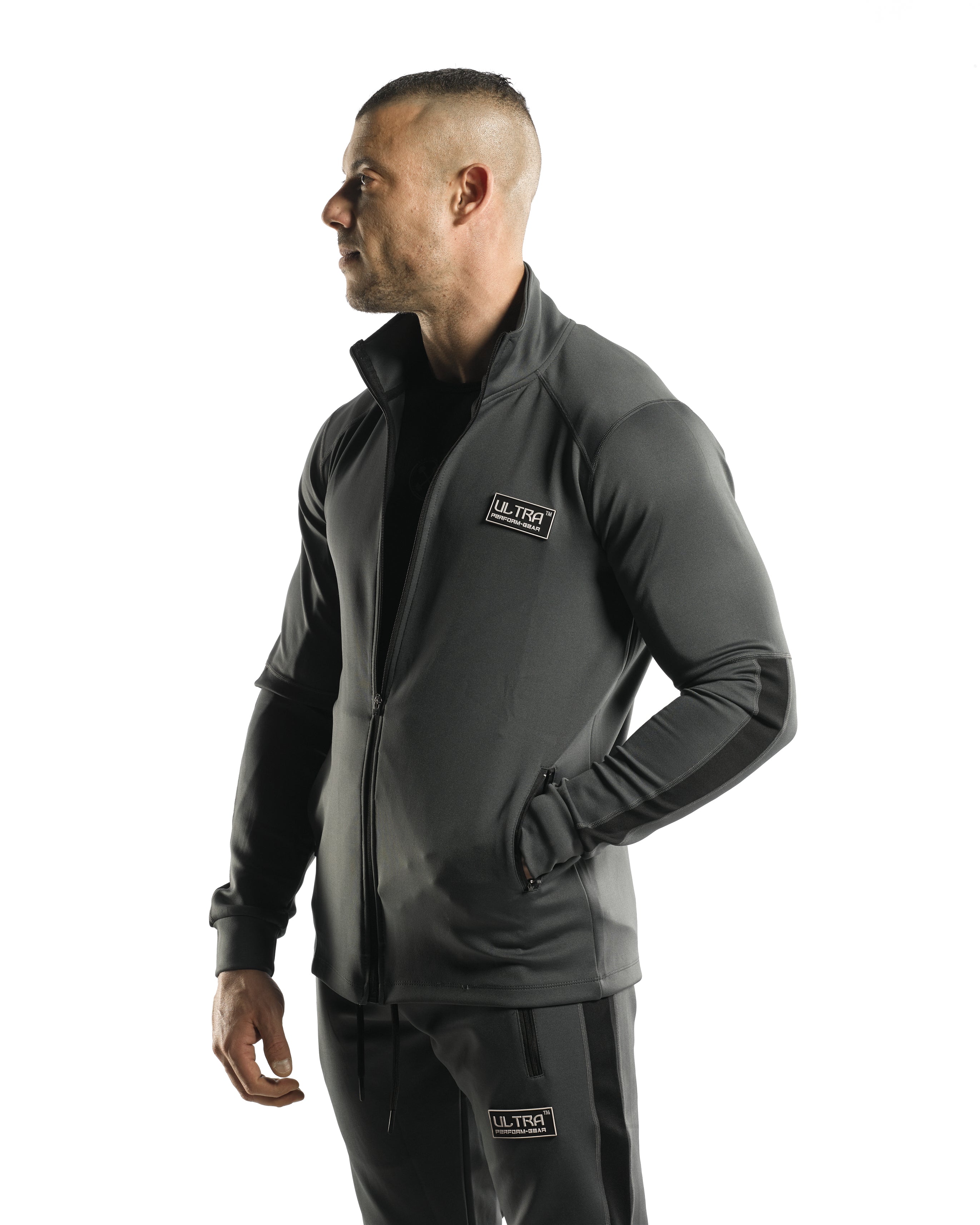 ULTRA Track Jacket [Dark Grey] -  - Gym Apparel Egypt