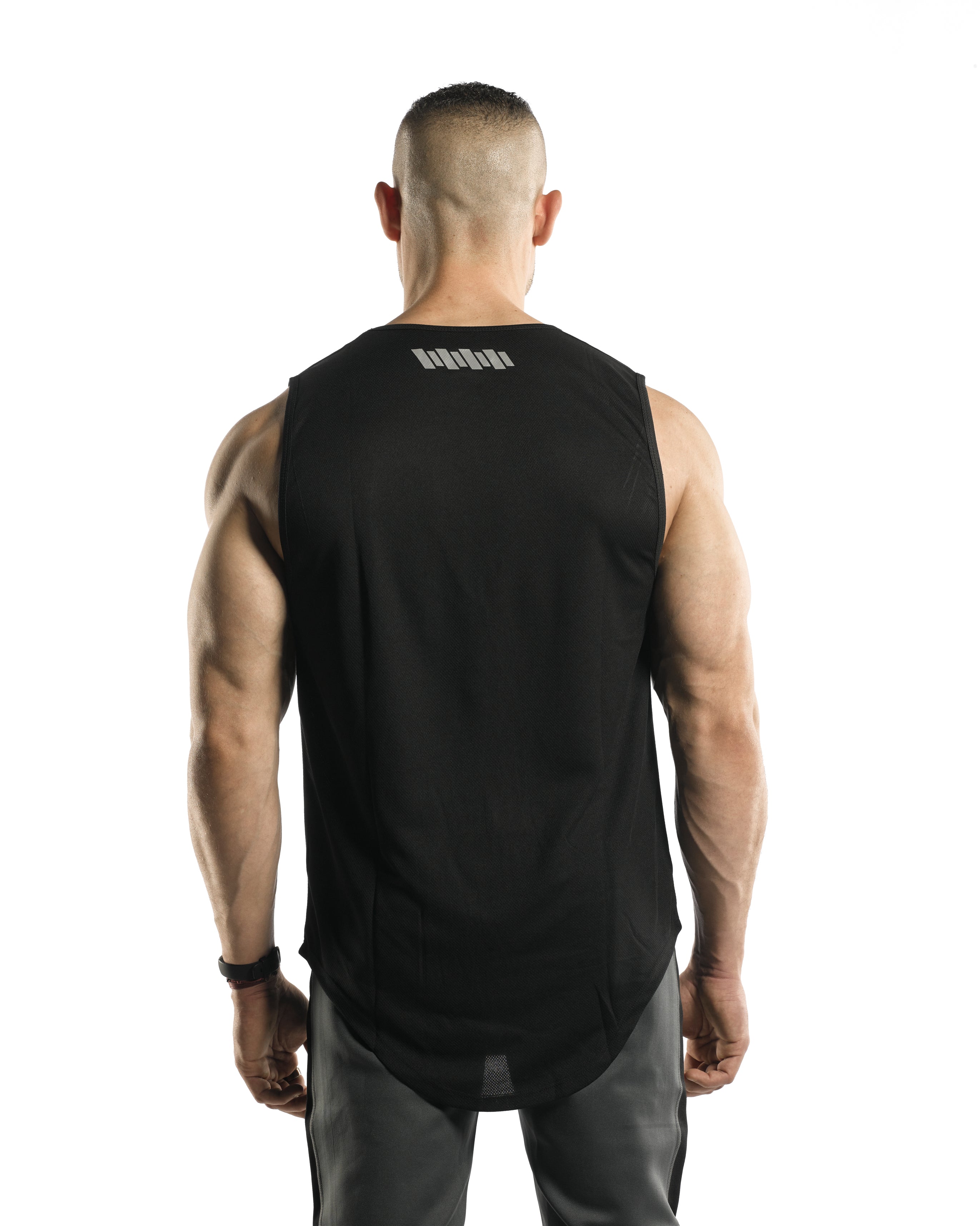 ULTRA Scalloped Tank [Black] -  - Gym Apparel Egypt