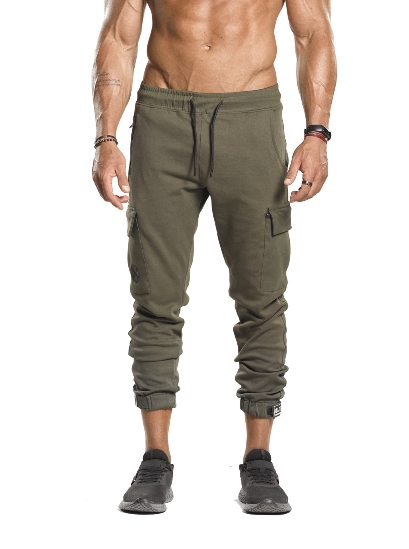 Cargo Joggers - ULTRA Perform-Gear [Olive Green] Very Limited Pieces - Sweatpants/Joggers - Gym Apparel Egypt
