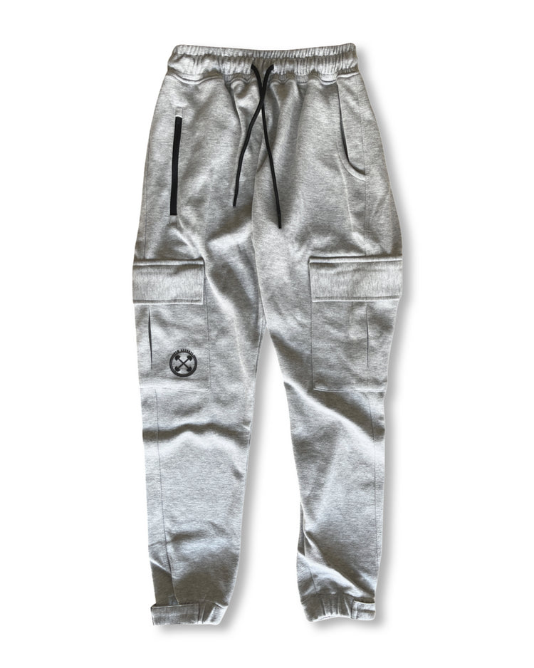 Cargo Joggers - ULTRA Perform-Gear [ Heather Grey ] Limited Batch - Sweatpants/Joggers - Gym Apparel Egypt