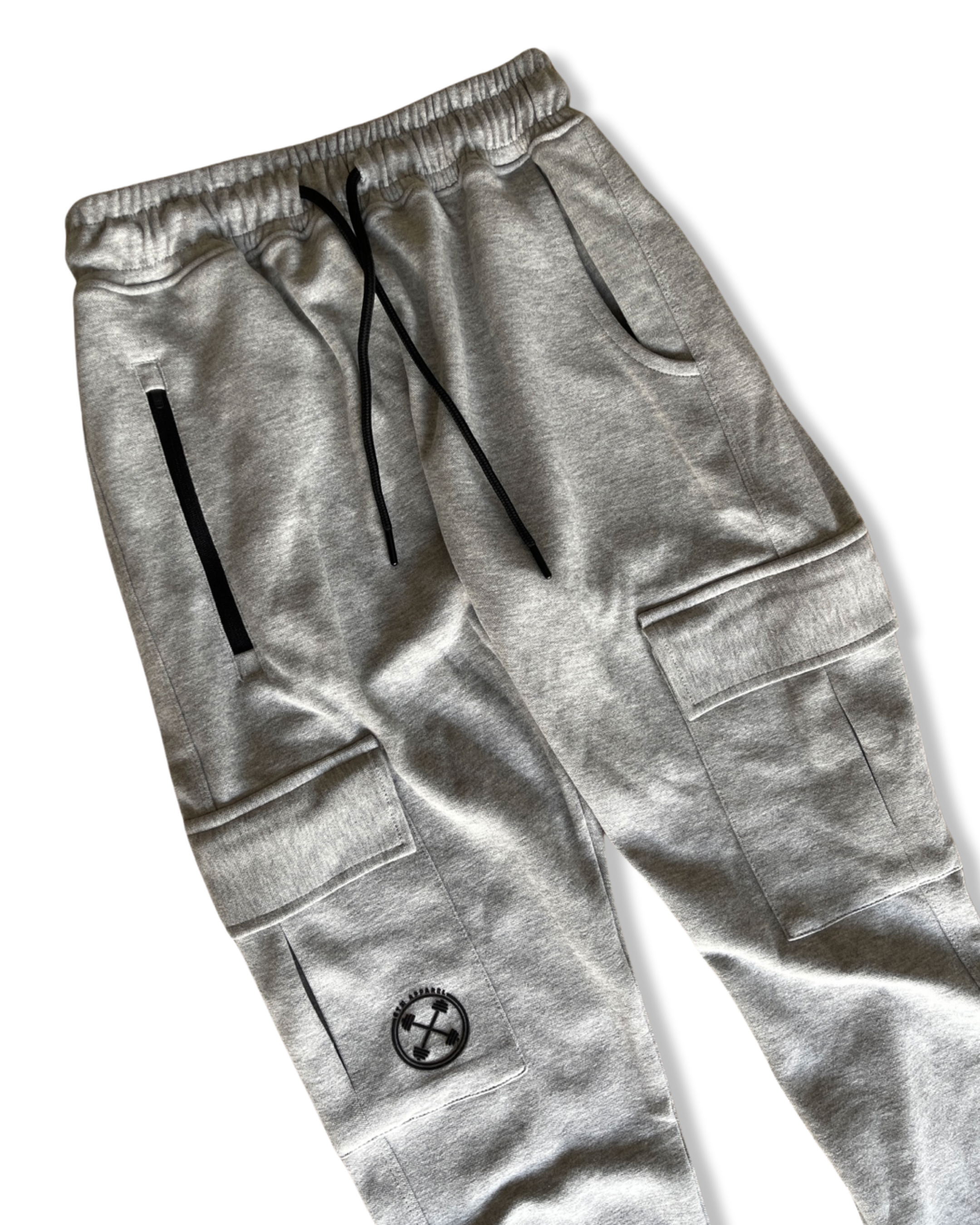 Cargo Joggers - ULTRA Perform-Gear [ Heather Grey ] Limited Batch - Sweatpants/Joggers - Gym Apparel Egypt